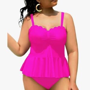 2 Piece Tankini Bathing Suit